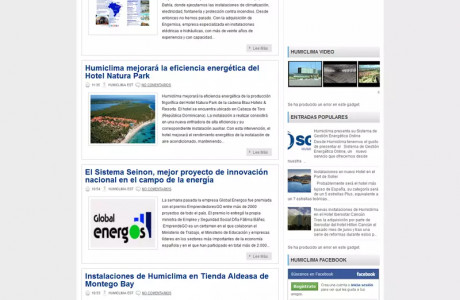 Humiclima - Creación de portales web en Mallorca