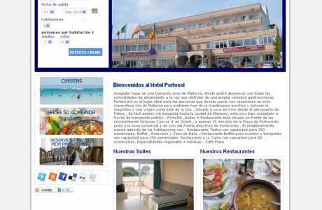 hotel portosol - Ma-no, Webdesign-Agentur auf Mallorca